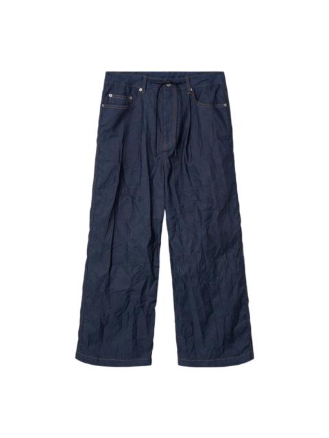 JUUN.J Wrinkled Denim Pants