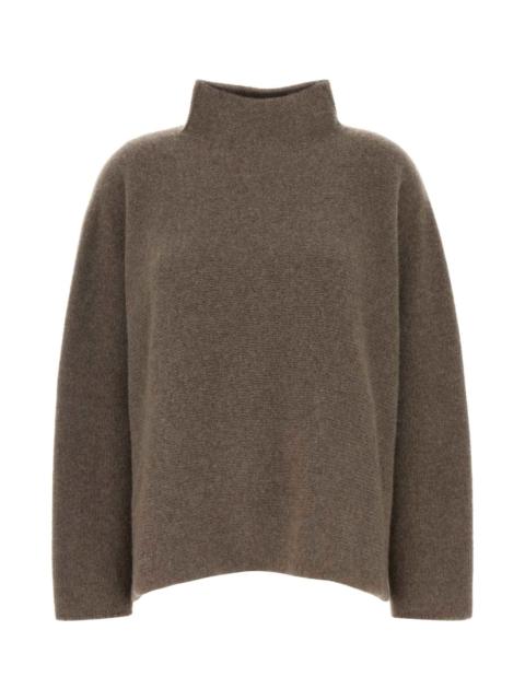 GIORGIO ARMANI Mud Cashmere Oversize Sweater