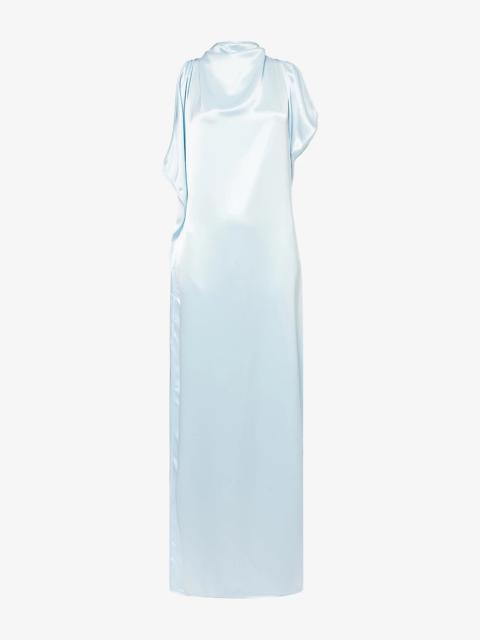 CAMILLA AND MARC Chimera Draped Woven Midi Dress