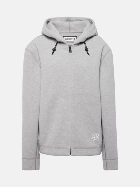 Loewe x On logo jersey hoodie