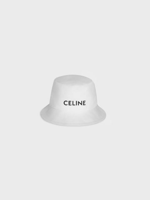 CELINE CELINE BUCKET HAT IN COTTON