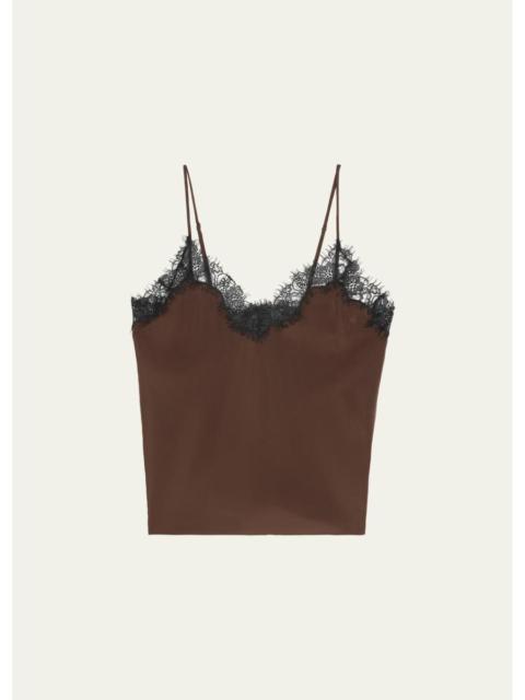 A.L.C. Annabelle Lace Silk Top