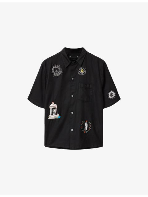 ALLSAINTS Karlton Linen and Cotton Shirt