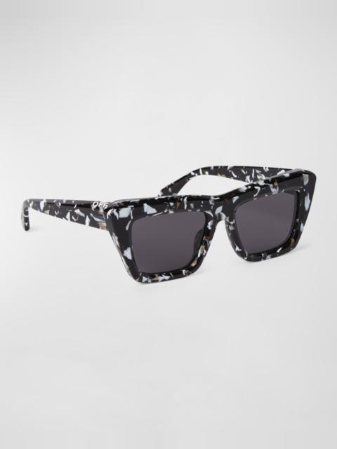 Off-White Men's Hampton Rectangle Acetate Sunglasses