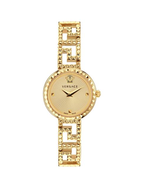 VERSACE Men's Greca Goddess IP Yellow Gold Stainless Steel Bracelet Watch/28MM - Yellow Gold