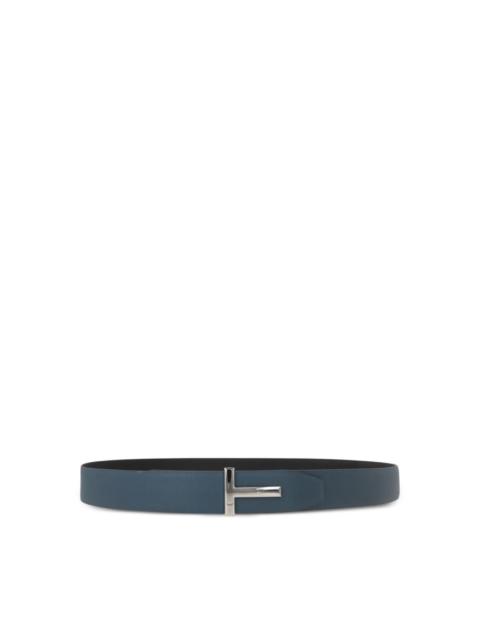 TOM FORD T-BUCKLE LEATHER BELT