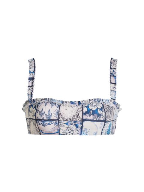 Exclusive Olmo Ruffled Bikini Top multi