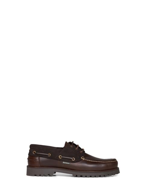 Barbour Dark brown Re-Engineered Deck boat shoes