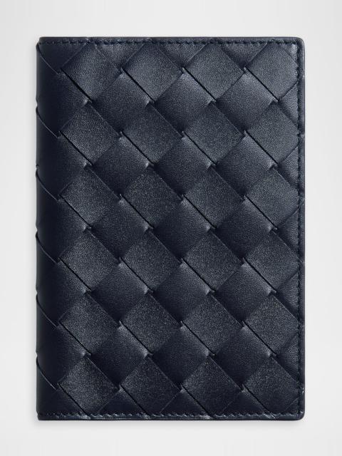 Bottega Veneta Bicolor Intrecciato Passport Case