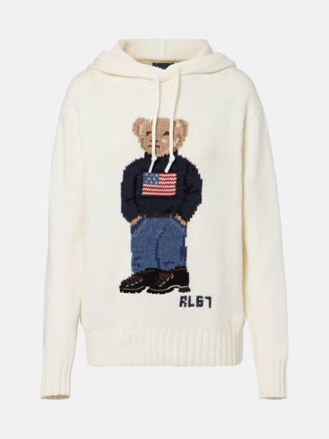Polo Ralph Lauren Polo Bear cotton and linen hoodie