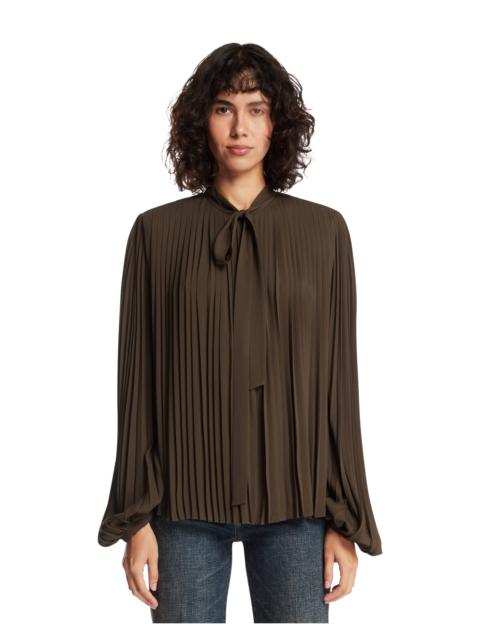 TOM FORD White Viscose Lavalliere Shirt