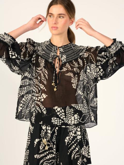 Poupette St Barth Blouse Ysee - Black Austral