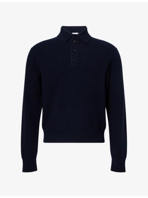 Bottega Veneta Polo Knit Wool And Cashmere Jumper