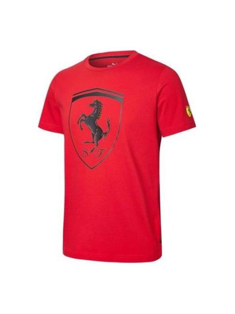 PUMA Scuderia Ferrari Big Shield T-Shirt 'Red Black' 595554-01