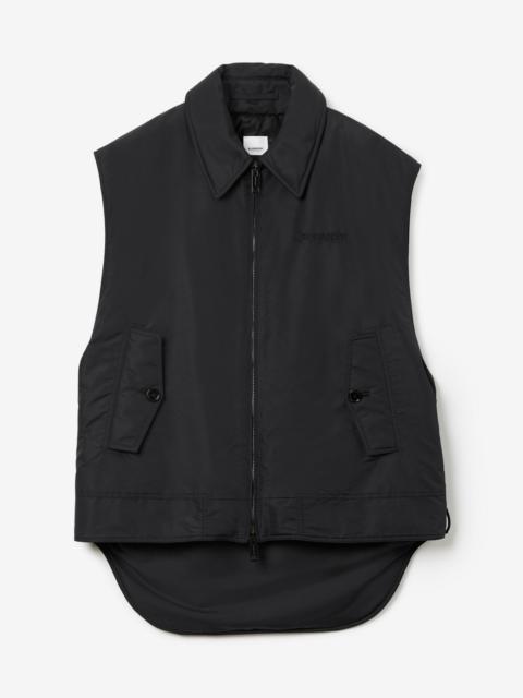 Burberry Embroidered Logo Nylon Gilet