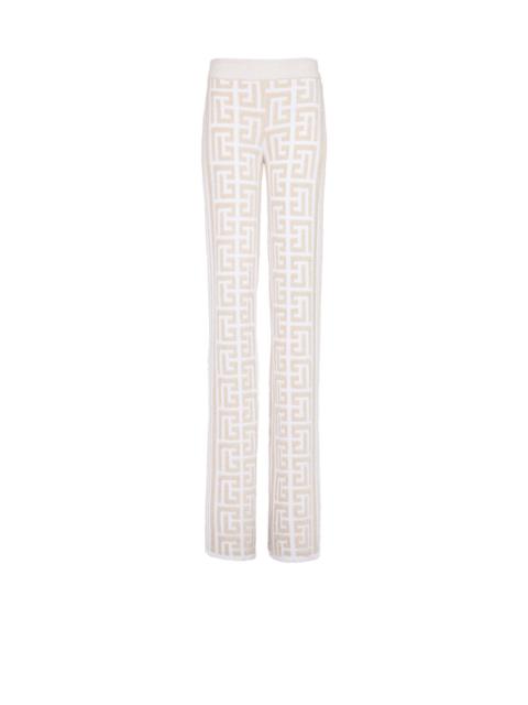 Balmain Wide Balmain monogram pants