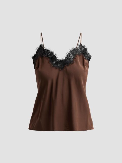 A.L.C. A. L.C. Women's Annabelle Silk Camisole - Coffee Black
