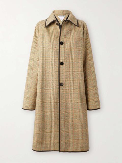 【関税＆送料込み】Bottega Veneta Prince-Of-Wales Wool Coat Bottega Veneta Distorted Prince Of Wales Wool Coat