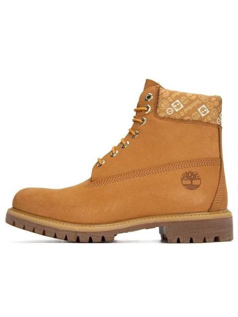 Timberland Timberland Premium 6 Inch Waterproof Boots 'Wheat and Logo Print' A2B1X231