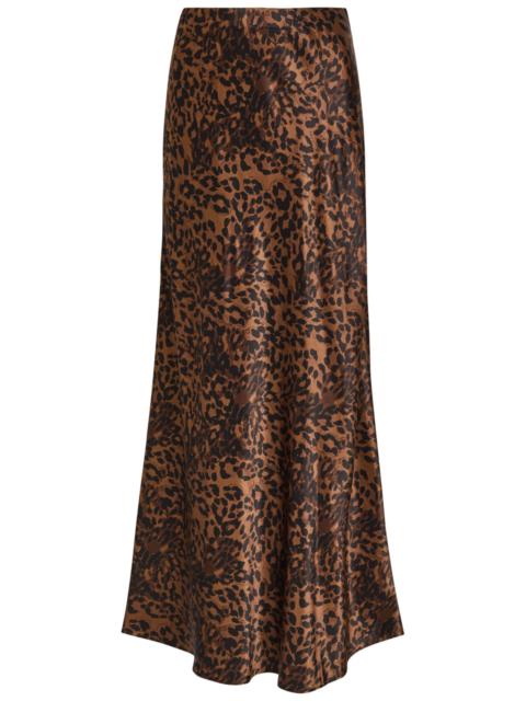 Rails Rails Romina Leopard-print Satin Maxi Skirt