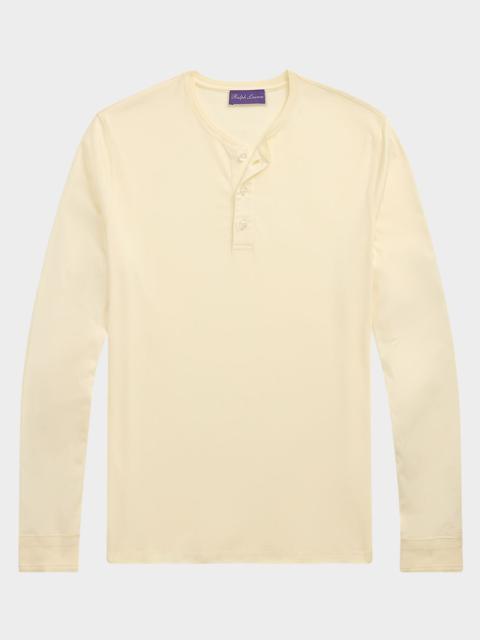 Ralph Lauren Men's Interlock Henley Shirt