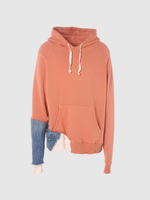 Greg Lauren CORAL FRAGMENT HOODIE