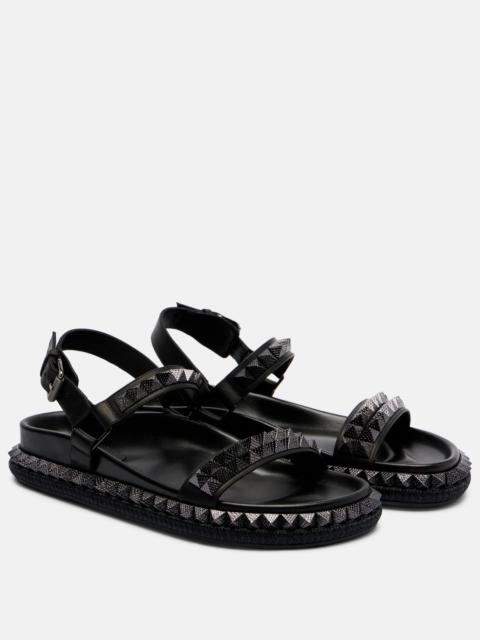 Christian Louboutin Pyrabizz spiked leather sandals
