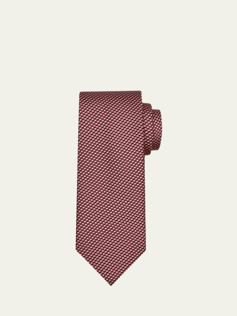 Brioni Men's Oval Deco Silk Tie
