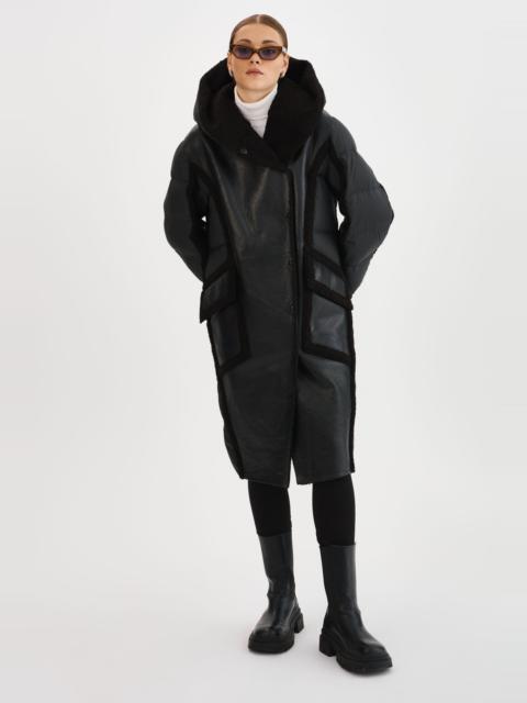 LAMARQUE REXANA | Mixed Media Puffer Coat
