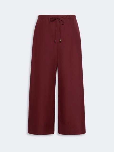 Max Mara AUREO Cotton poplin jogging trousers - RUBY