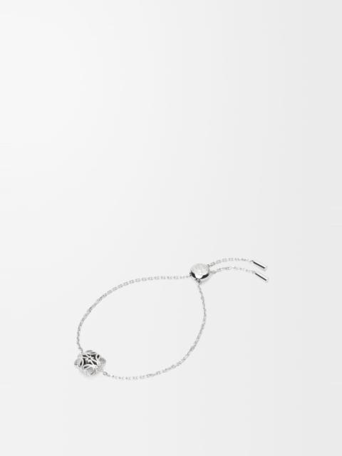 Loewe Anagram Bombé bracelet in sterling silver