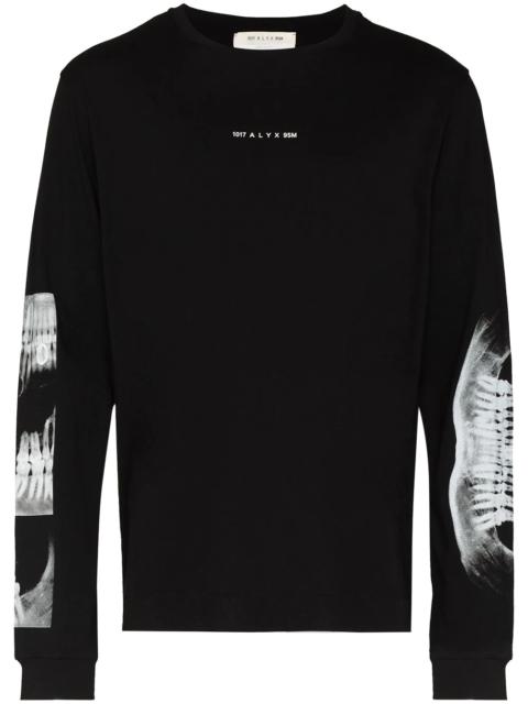 1017 ALYX 9SM Triple-print long-sleeve T-shirt