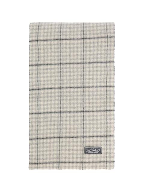 mfpen Grey Check Facade Scarf
