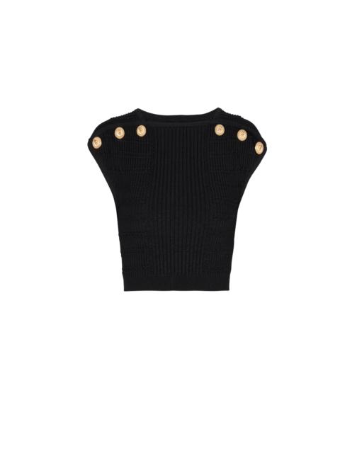 Balmain Knit crop top