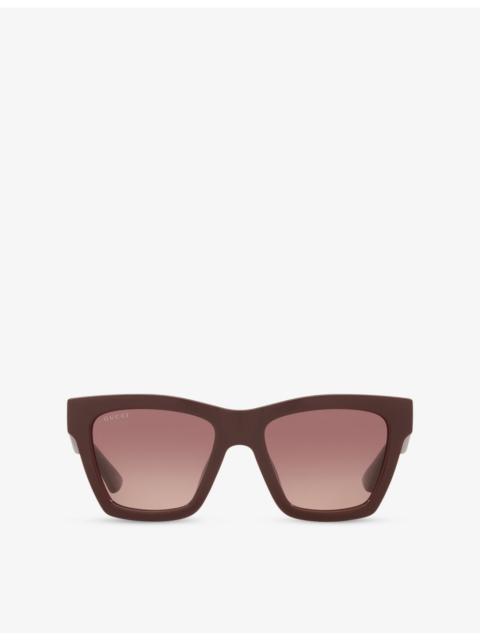GUCCI GG1714S Cat Eye-Frame Injected Sunglasses