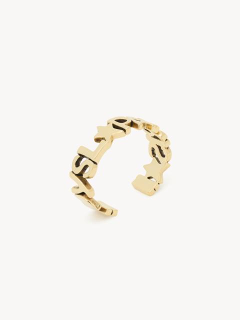 SAINT LAURENT YSL PARIS CUFF IN METAL