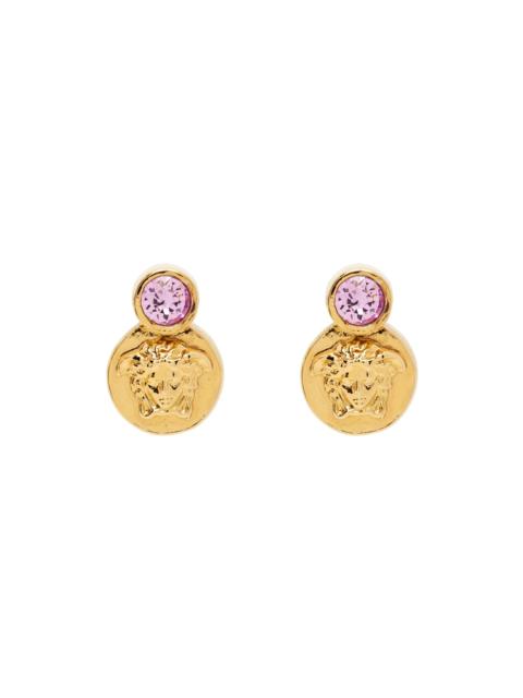 VERSACE Medusa-plaque stud earrings