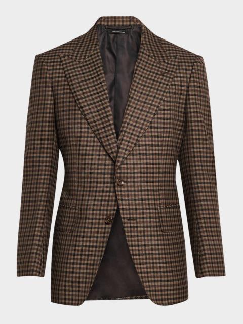 TOM FORD Men's Atticus Tattersall Sport Coat
