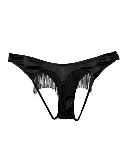 Fleur du Mal Fringe Ouvert Heart Shaped Panty