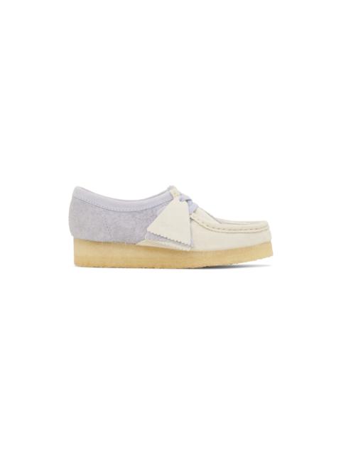Clarks Originals Blue & Off-White Wallabee Derbys