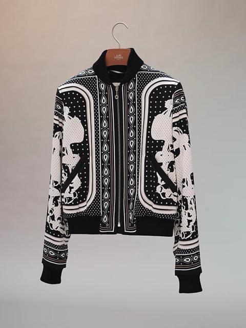 Hermès Bombers "Brides de Gala Bandana" jacket