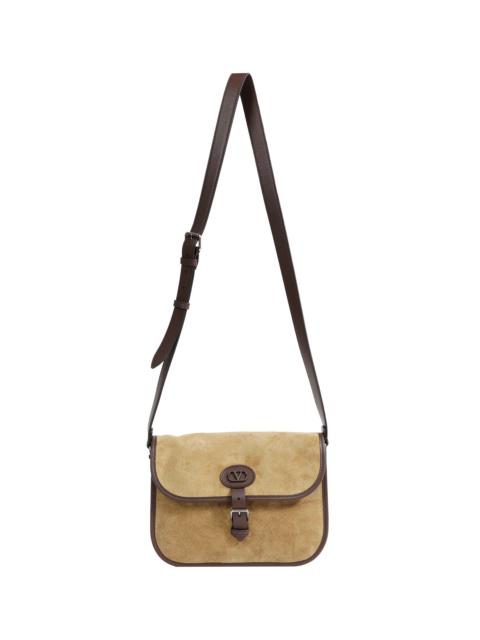 Valentino Antibes Suede Shoulder Bag
