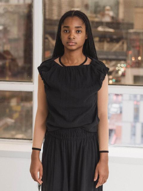 BASERANGE Mia Top - Crinkle Linen
