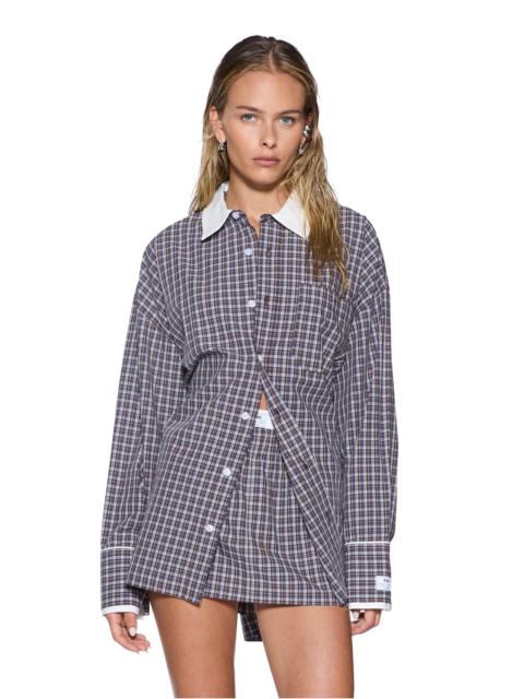 Ksubi ASTRA LS SHIRT WHITE PLAID