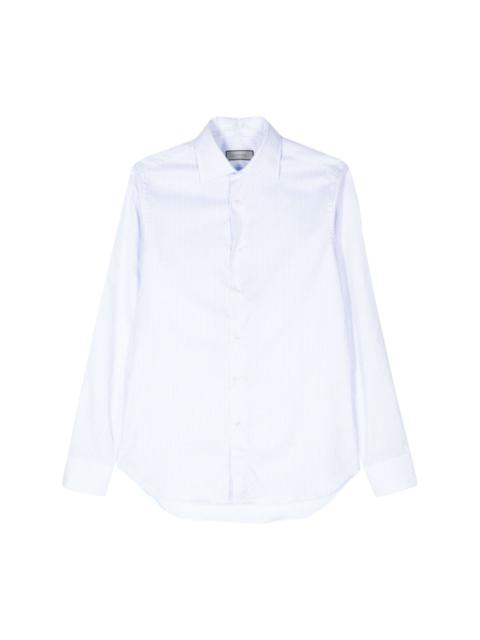 Canali striped cotton shirt