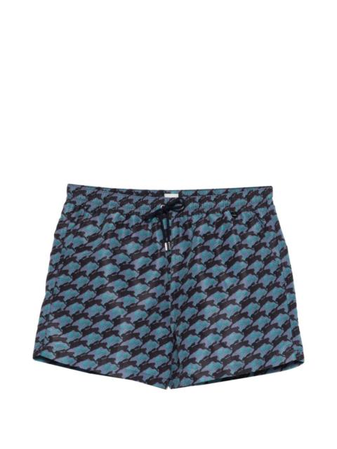 Paul Smith palm-print swim shorts
