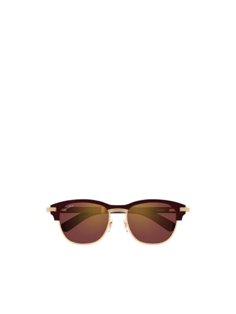 Cartier logo-detail sunglasses