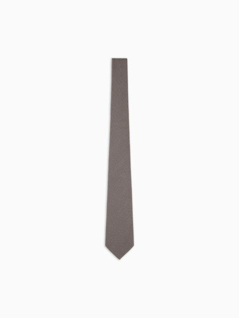 GIORGIO ARMANI JACQUARD SILK TIE