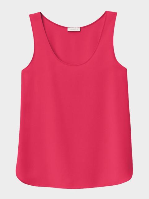 Lafayette 148 New York Scoop-Neck Sleeveless Blouse