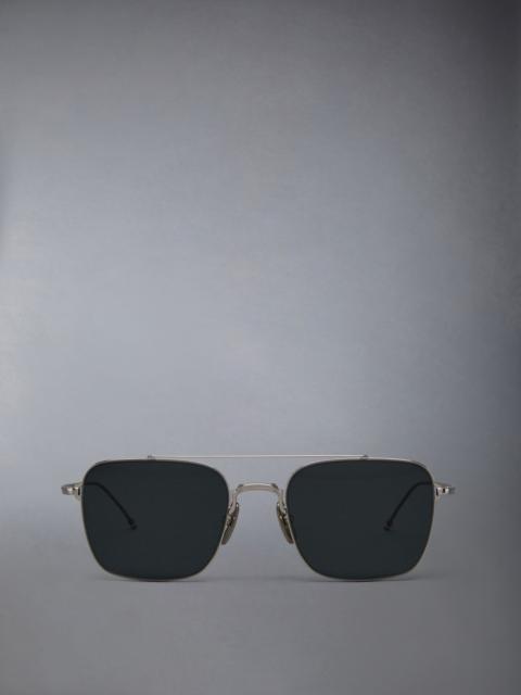 Titanium Aviator Sunglasses